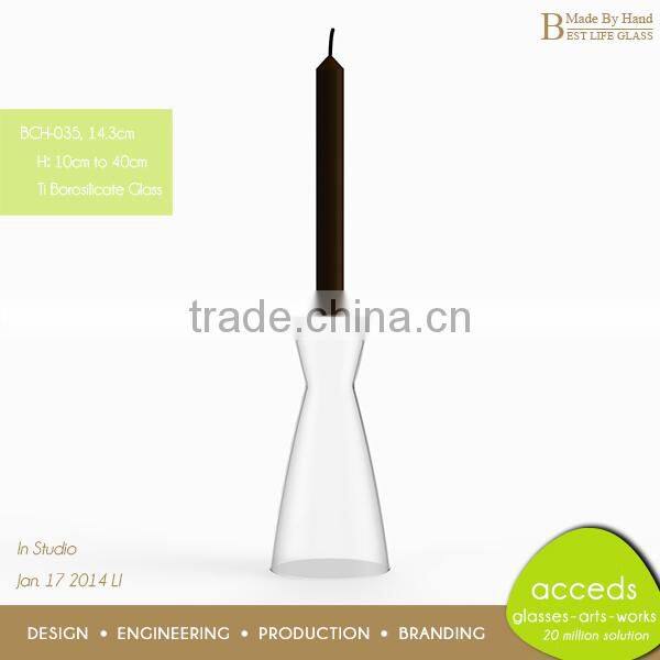 Wholesale Cheap Tall Glass Candle Holders