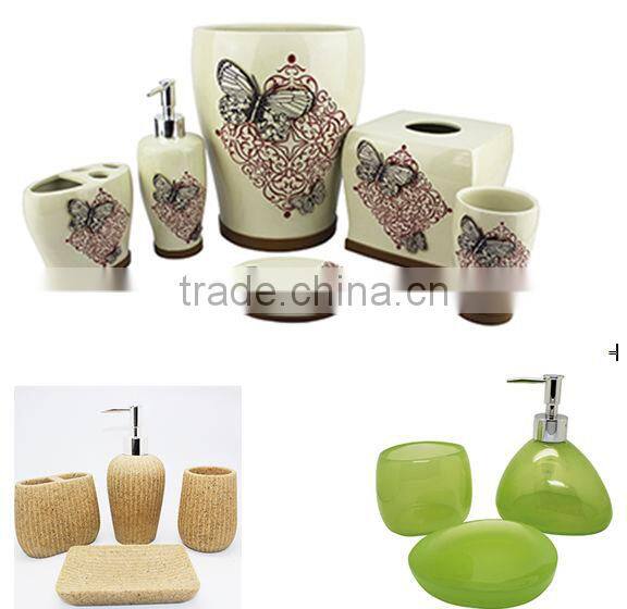 EA0228 creative 5 pcs wholesale bathroom accessories