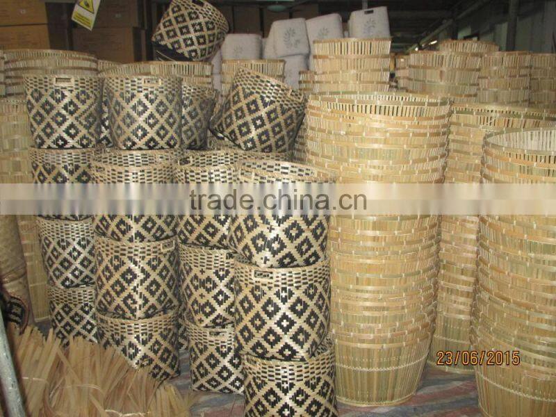 High quality best selling eco-friendly bamboo storage baskets from Vietnam