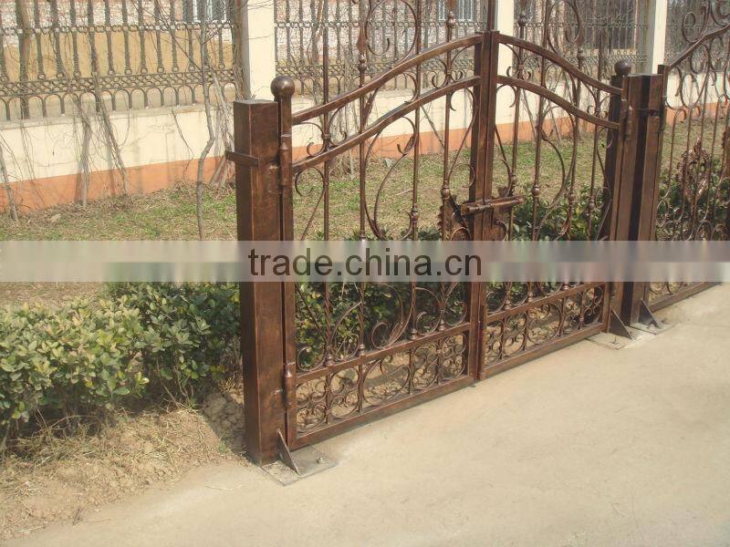 antique decorative wrought iron gates