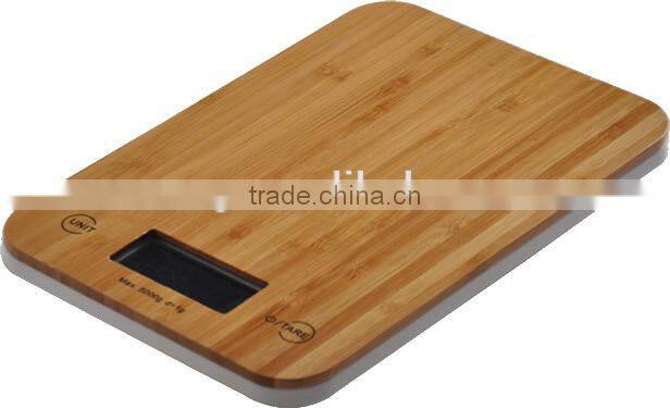 High Precision Bamboo Kitchen Scale