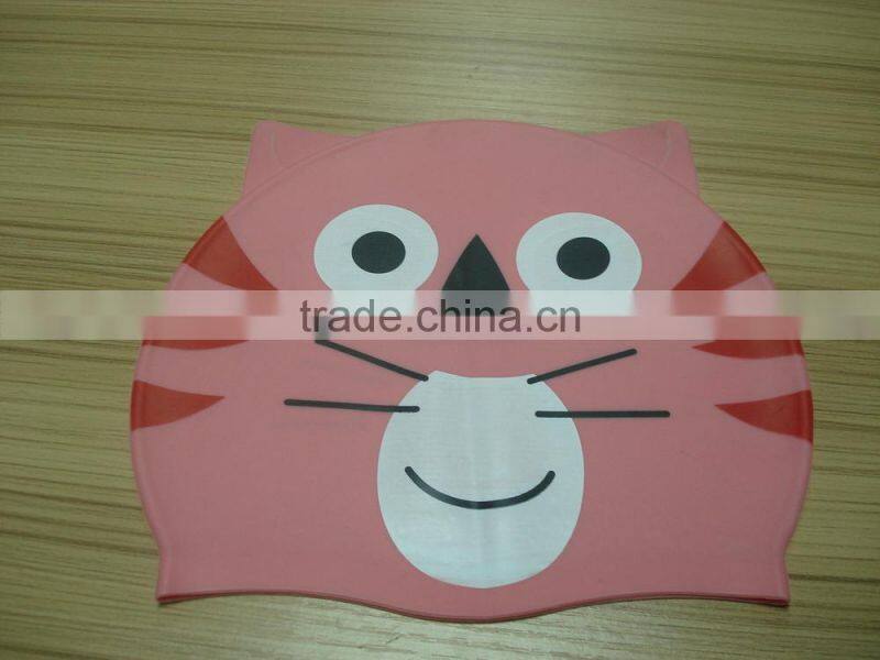 Simple Design swimming cap fashion all-match waterproof tensile silicone swimming cap