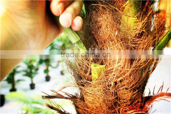 Artificial mini plastic palm trees 02F00300007 7ft tall single trunk 12 pcs of leaves areca-nuttree of Este