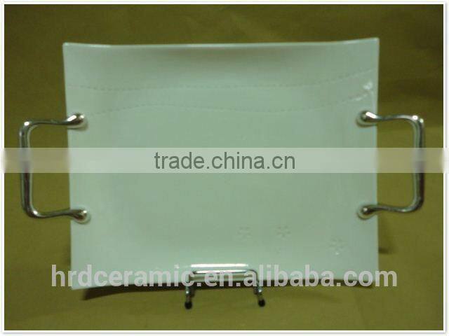 chaozhou stock Japanese ceramic plate with handle