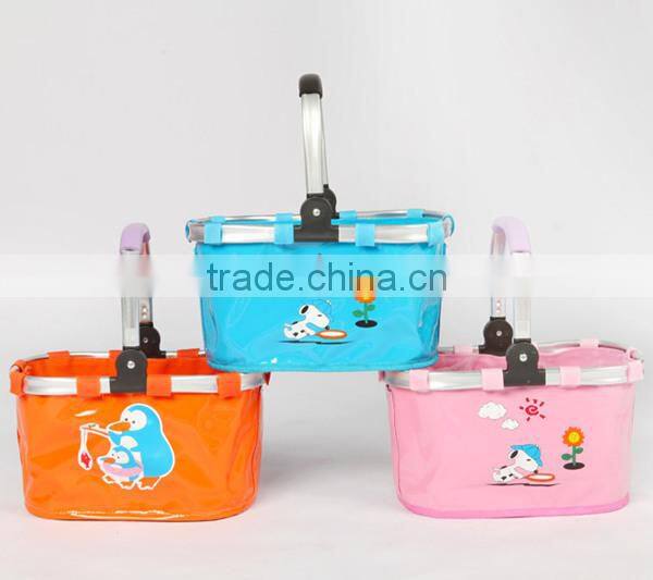 OEM Logo Printed Folding Shopping Trolley