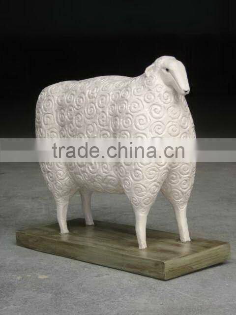 White Australian Sheep decoration arts and crafts