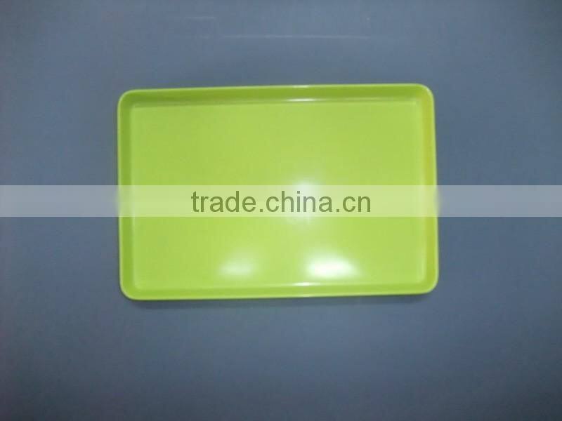 high quality of 100% melamine tray for food with SGS certificate