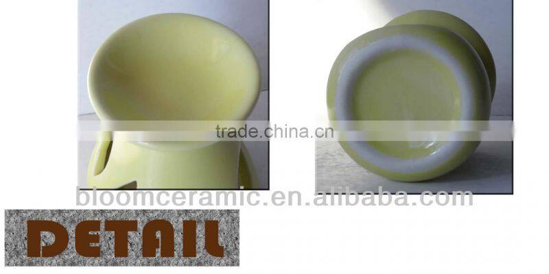 Decorative ceramic incense oil burners