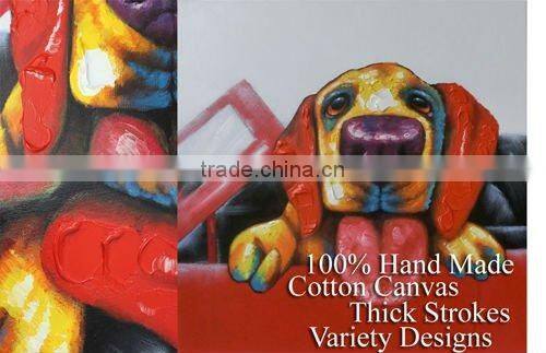 impressionistic black people painting on canvas