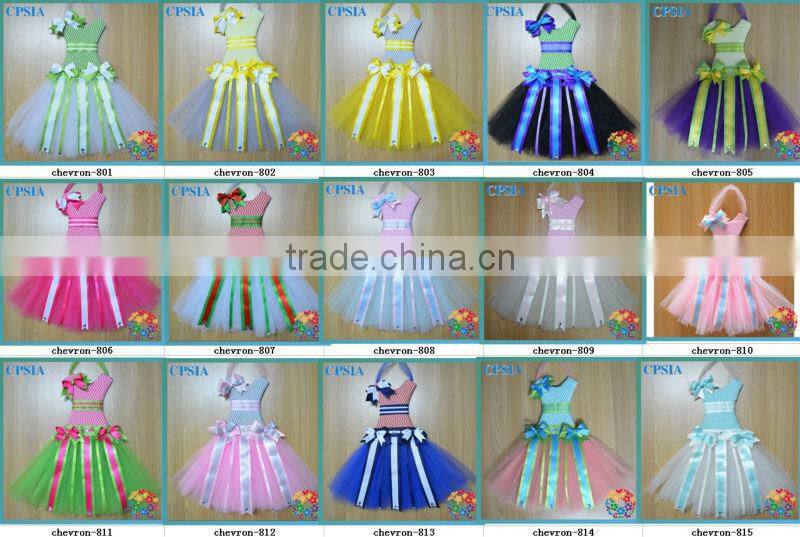 2014 Baby boutique wholesale Tutu bow holder Soft chiffon pettiskirt Party dress Tutus dresses