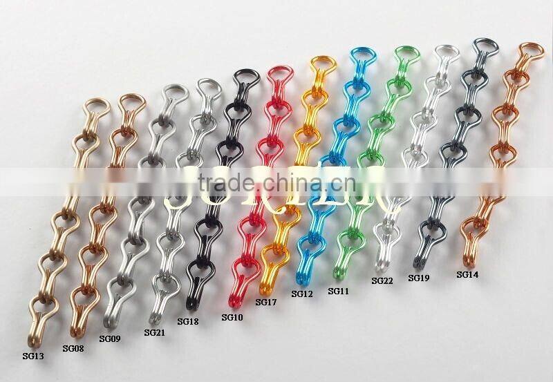 high quality double hook chain with various colors