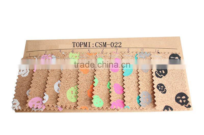 popular cork leather raw material for shoe heel