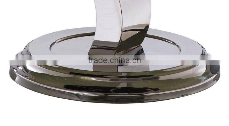 C04 Modern round mirror sofa side coffee table