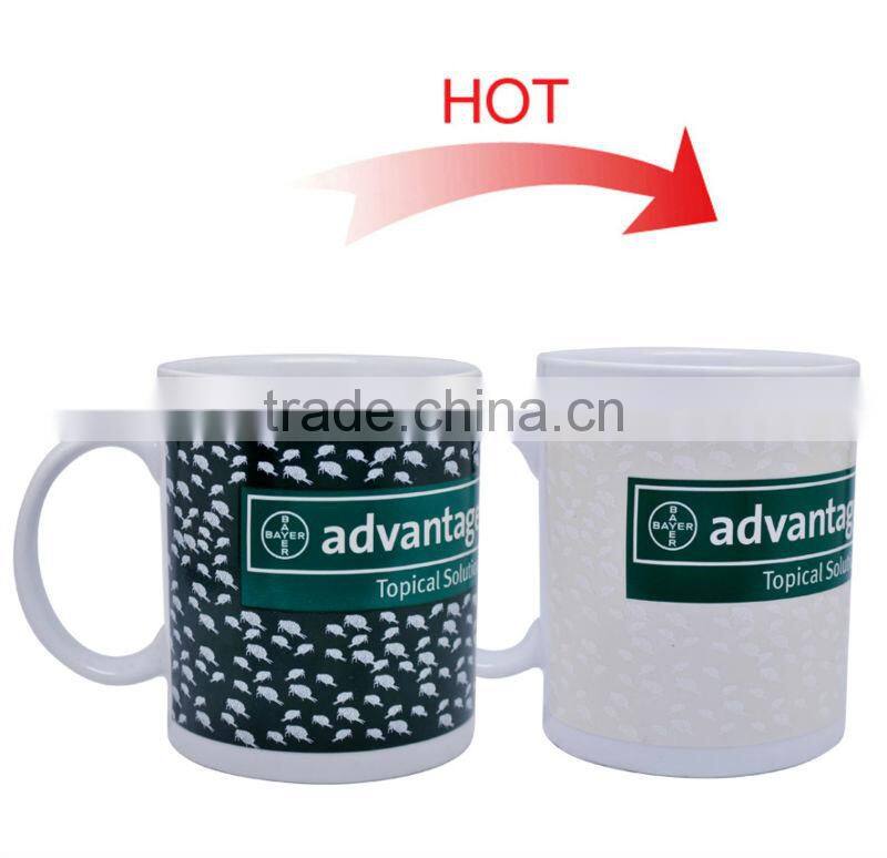 Ceramic Glass Color Changing Cups and Mugs Custom Branding