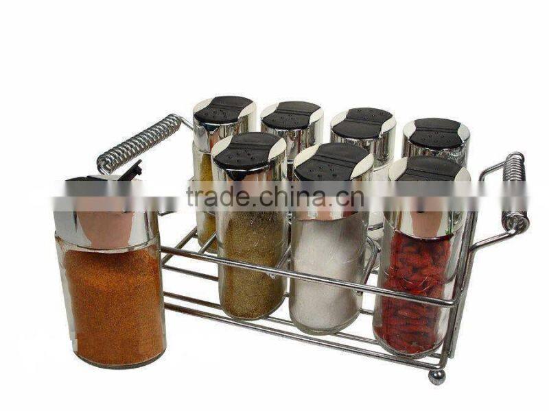 Whole glass salt shaker set