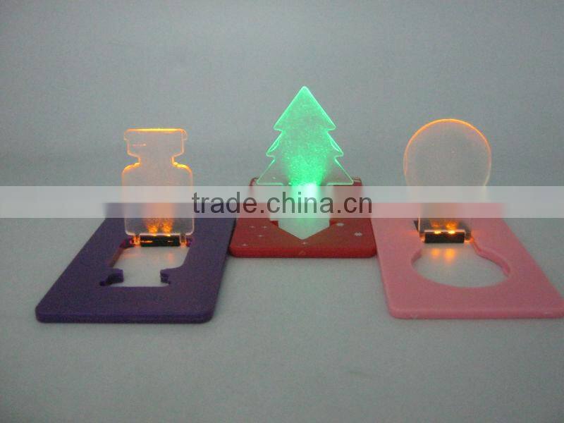 hot selling folding led card light