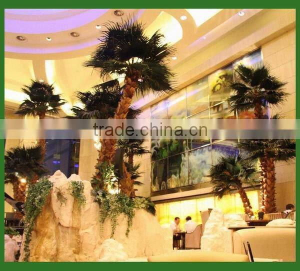 Indoor Artificial Plastic Palm trees Environmental Friendly Artificial Plants