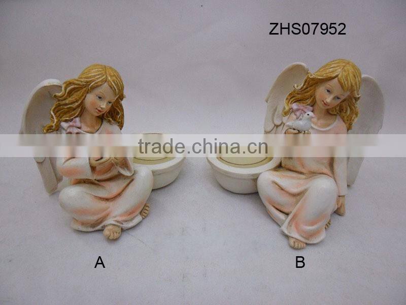 2016 wholesale angel design wedding candle holder