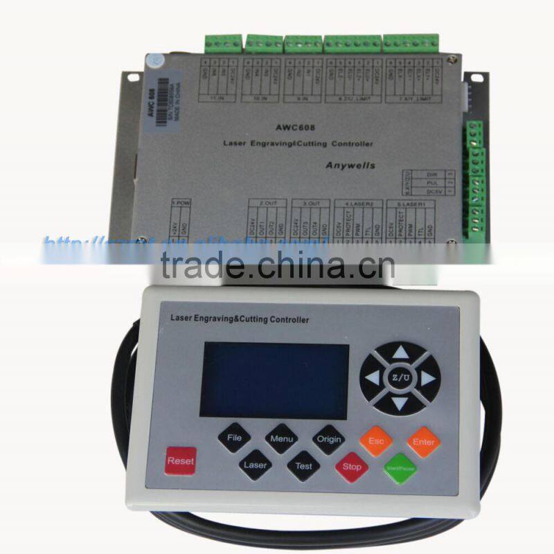 Anywell AWC608 co2 laser cutting machine controller