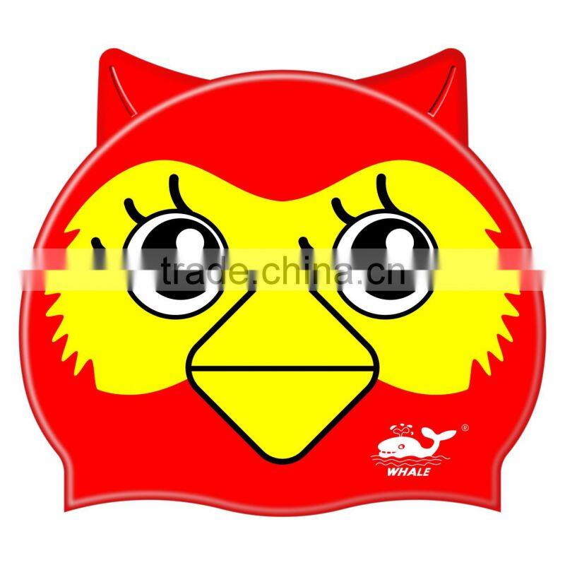 Hot sale silicone kids caps and kids swimming goggle caps and baby swimming hat