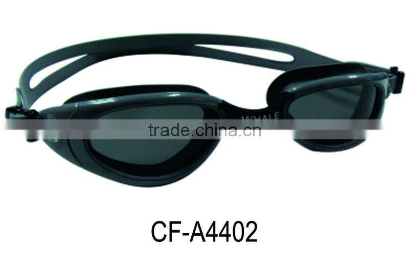 CP lens silicone swimming goggle with CE certifacate