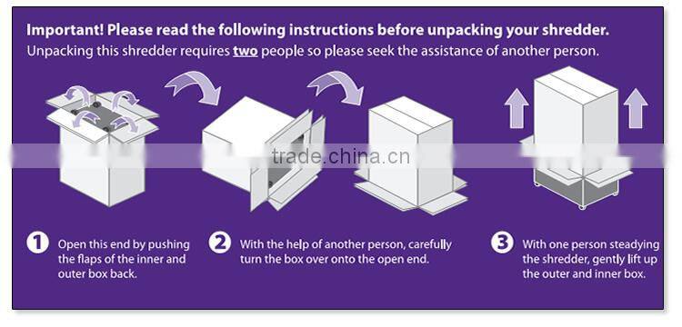 JP-830C Micro Cut Paper Shredder High Secrity Paper Shredder A4