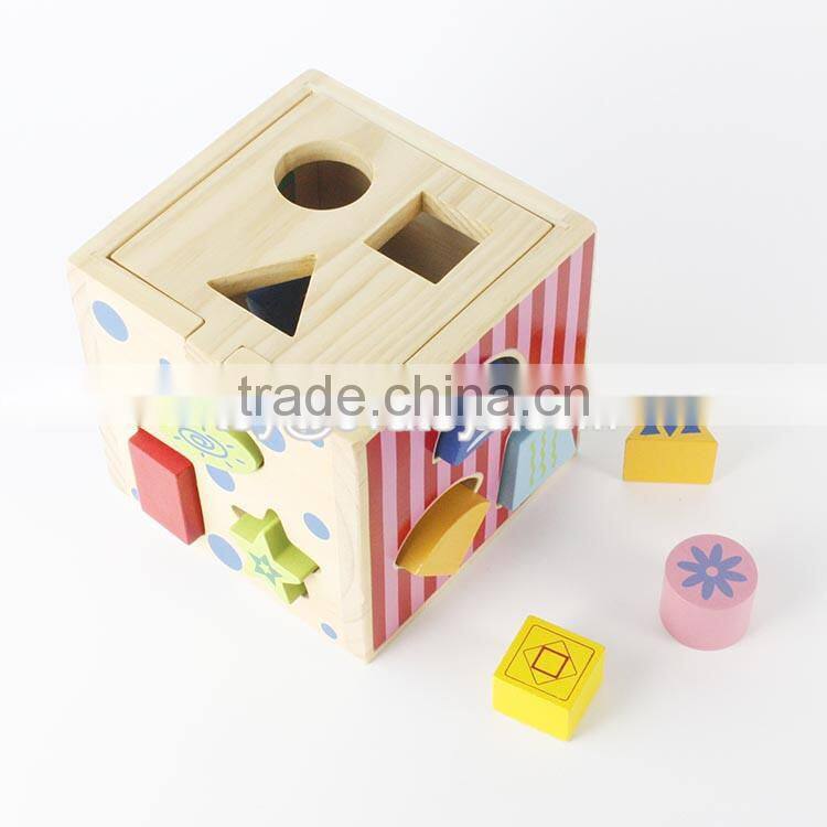 Kids Baby Educational Toys Wooden Toddler Toys for Boys Girls Learning Toy for Coordinating Eye And Hand W12D067