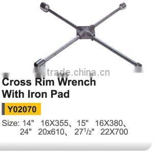 Y02067 Foldable cross rim wrench