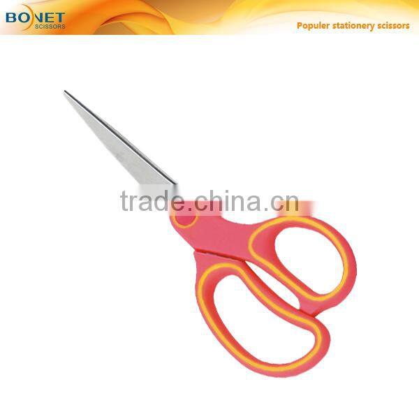 SST0010 8-1/2" Plasic handle Soft Grip Stationery Scissors