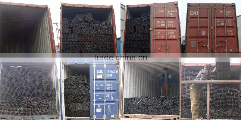 black iron rectangular tube