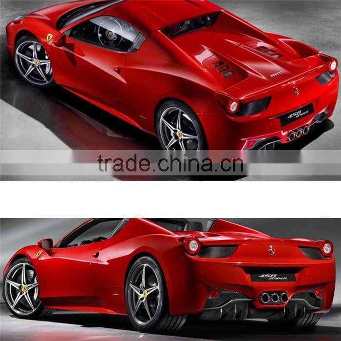 Auto f-errari 458 carbon fiber muffler tip