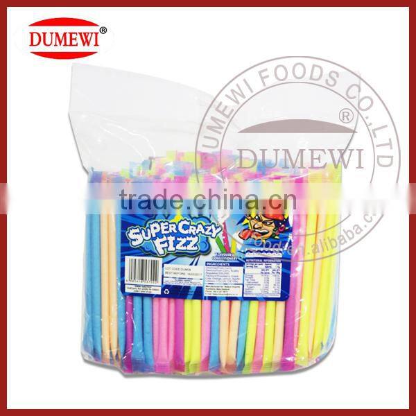 eatable straw candy sherbet powder