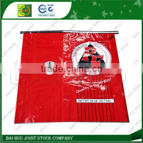 High standard tape seal with BOPP for PP woven bag