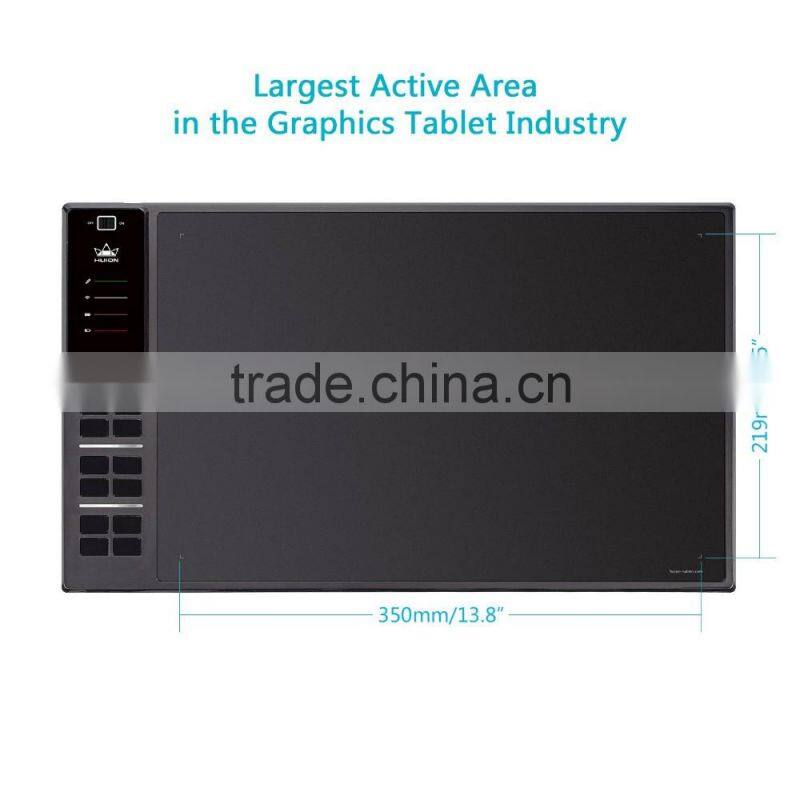 Huion Giano WH1409 portable wireless Largest working area graphic drawing tablet