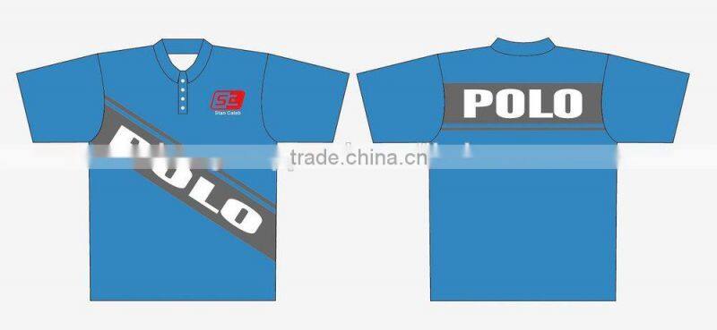 Polyester Sublimation Polo Shirts Custom Cricket Jerseys