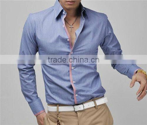 New luxury italian mens designer shirts fashion casual long sleeve shirts slim fit shirts