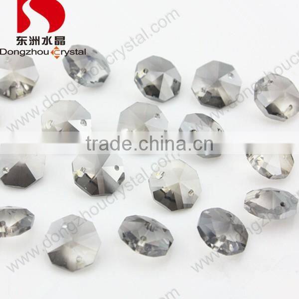 Colorful Octagonal Glass Beads Crystal Chandelier Parts