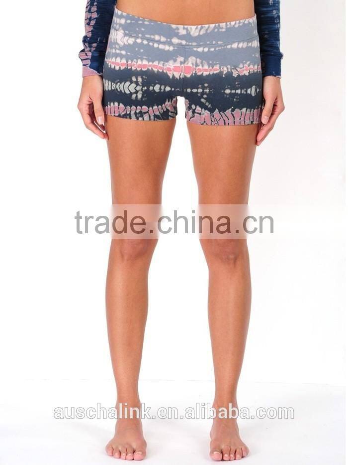 new style wholesale lady custom print booty shorts OEM service