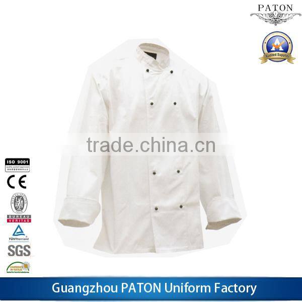 Traditional Chef Uniform for Men, Short Sleeve Chef Coat For Cook Ware