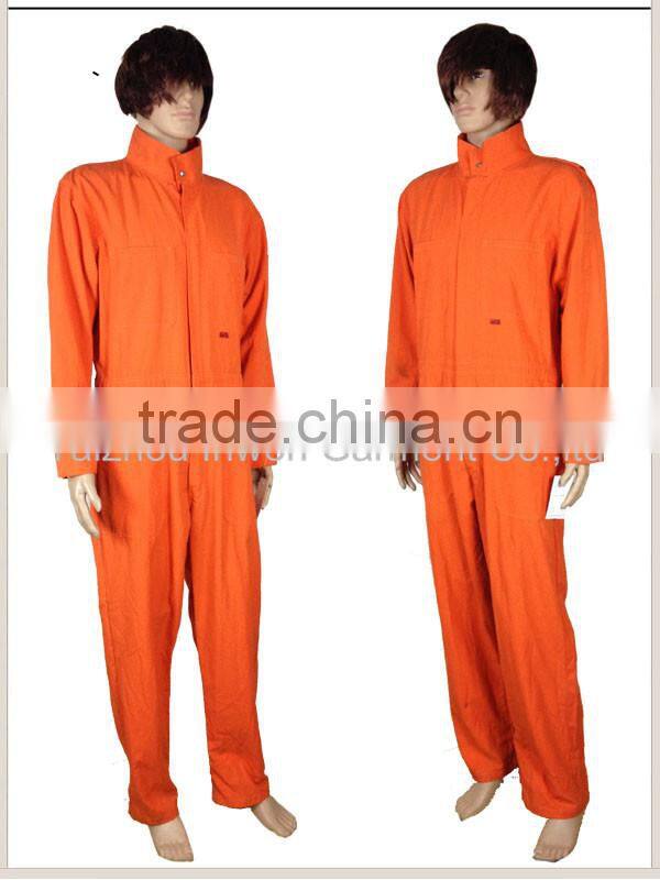 Cotton Industrial Safety Workwear Flame Retardant Coverall
