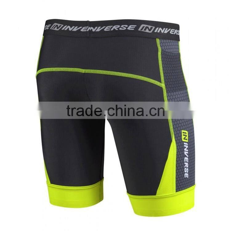 High quality custom sports fitness gym and running tight shorts authentic wear