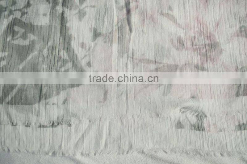 2017 Fashion Spain europe new arrival the latest lady viscose summer scarf print floral