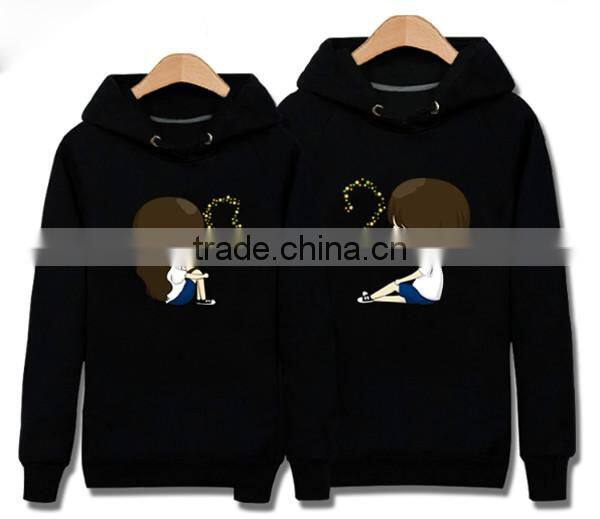 Couple hoodie jacket wholesale hoodies, pullover style with hood