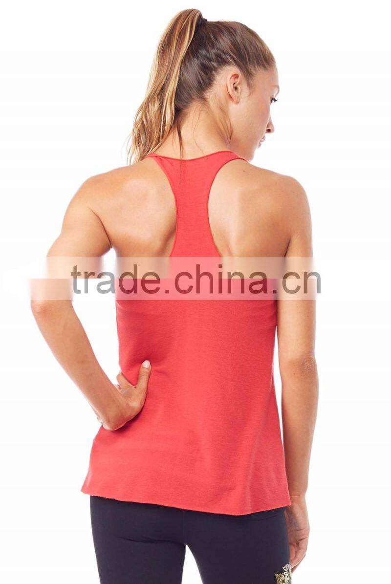 2016 Wholesale Sexy Tank Top Ladies Bodybuilding Custom Gym Stringer Vest