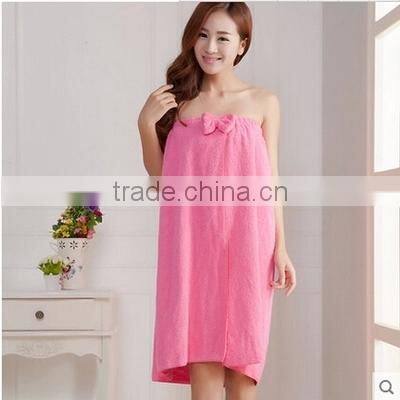 New custom 100% cotton bath dress made in china