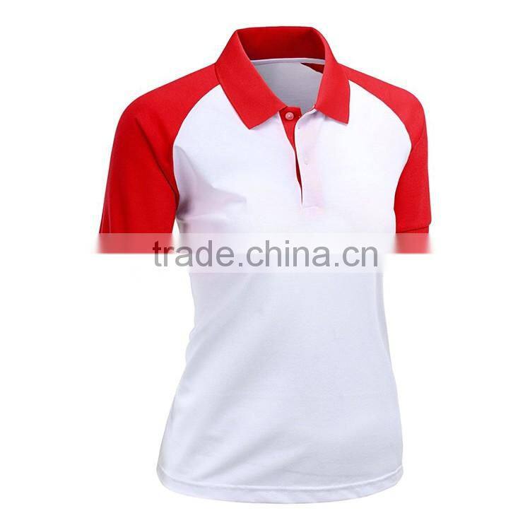 Latest Design Wholesale Ladies 100% Polyester Cool Dry Fit Cheap Polo Tshirt