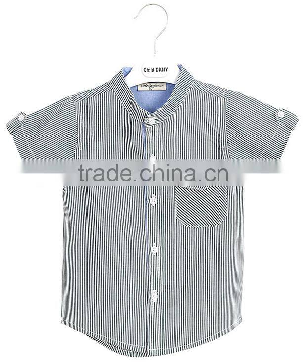 2016 hot sale custom latest shirt dress designs children clothes