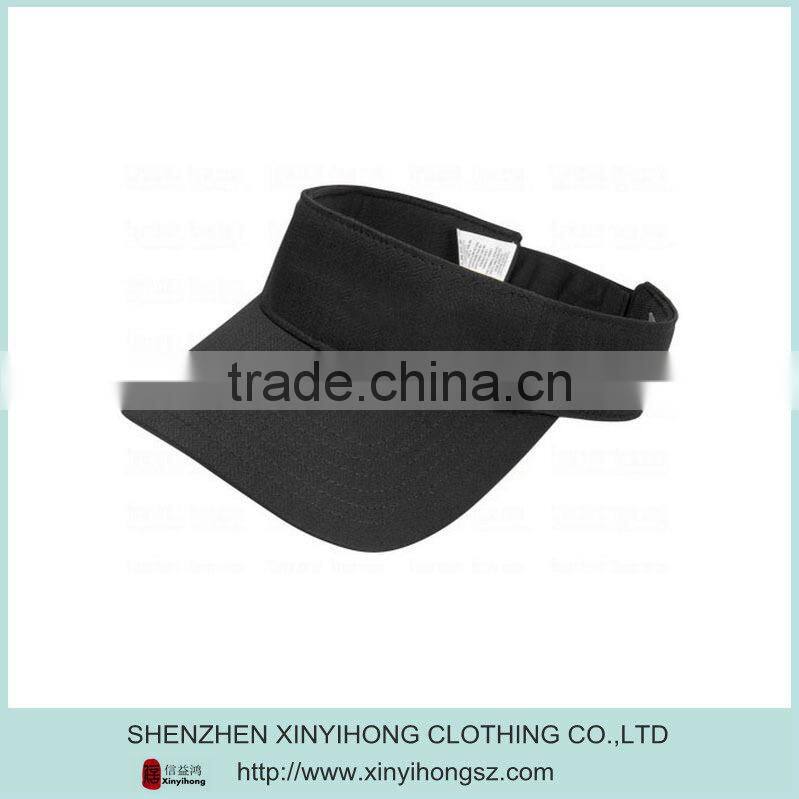100% Polyester High quality customized ladies golf visors embroider logo