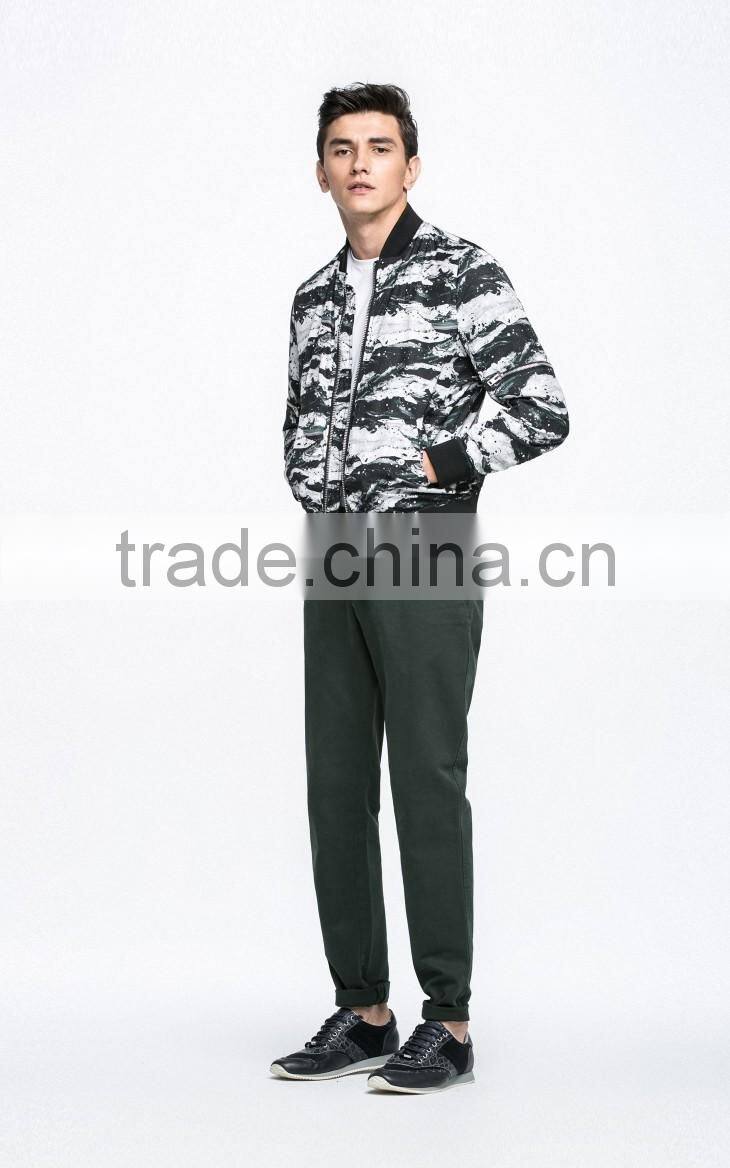 new classic fashion full printing marble knitted jackets and coat