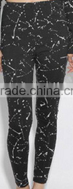 OEM factory hot sale slim fit young sexy girl black high waist pants for wholesale